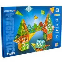 Geomag Magnetic Tiles Gems 60 ks magnetická stavebnica