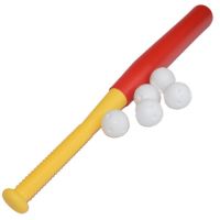 Červená plastová súprava baseballovej pálky s lopami 56cm - c/e/cervena-plastova-suprava-baseballovej-palky-s-lopami-56cm.jpg
