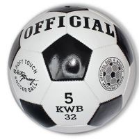 Čierno-biela futbalová lopta - umelá koža 23cm - c/i/cierno-biela-futbalova-lopta-umela-koza-23cm.jpg