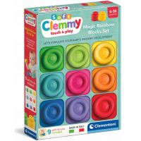 Clemmy: Mäkká 9-dielna sada stavebných kociek v farbách dúhy - Clementoni - c/l/Clemmy-Makka-9-dielna-sada-stavebnych-kociek-v-farbach-duhy--Clementoni-1.jpg