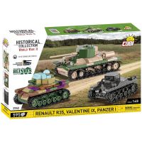 COBI: Panzer I, Renault R35 a Valentine IX – 3 v 1 stavebnica (2740) - c/o/COBI-Panzer-I-Renault-R35-a-Valentine-IX---3-v-1-stavebnica-2740--1.jpg