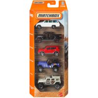 Matchbox: 5-dielna súprava autíčok Jeep v mierke 1:64 – Mattel