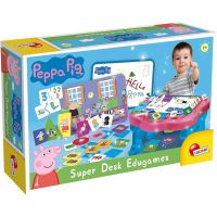 Prasiatko Peppa Super Desk interaktívny stôl na rozvoj zručností - Lisciani