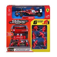 Bburago: F1 pretekárske auto - Ferrari SF-25 Pit / Lewis Hamilton 1/43