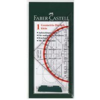 Faber-Castell: Trojhranné pravítko s uhlomerom