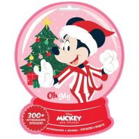 Luna: Disney Minnie Mouse vianočná súprava nálepiek, 300 ks