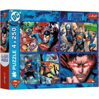 DC: Odvážny Superman 4x250-dielne puzzle - Trefl - d/c/DC-Odvazny-Superman-4x250-dielne-puzzle--Trefl-1.jpg