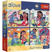 Disney Lilo & Stitch - 4 x 88 ks Premium Plus Kids puzzle - Trefl - d/i/disney-lilo-amp-stitch-4-x-88-ks-premium-plus-kids-puzzle-trefl-1.jpg