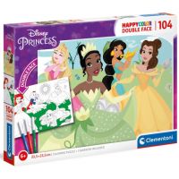 Disney Princess Double 2v1  104 dielne obojstranné puzzle na vymaľovanie - Clementoni - d/i/disney-princess-double-2v1-104-dielne-obojstranne-puzzle-na-vymalovanie-clementoni.jpg