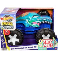 Hot Wheels Monster Trucks: Diaľkovo ovládané interaktívne Mega Wrex monster autíčko - Mattel