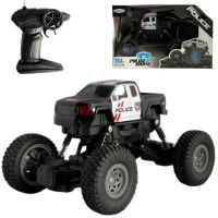 RC Policajné horolezecké auto 4WD na diaľkové ovládanie 1/18 21cm