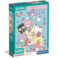 Hello Kitty a priatelia Sladké dobroty 1000 ks puzzle – Clementoni