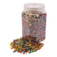PlayBox: Priehľadná farebná sada sklenených korálikov 4mm 500g - f/2/f2791f161e68143db7cac7c207ce9cbc49bc99daa804757dbd7606af578f61ea.jpg
