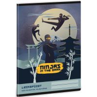 Ars Una: Ninjas in the dark zošit na poznámky, 38 listov, formát A/5