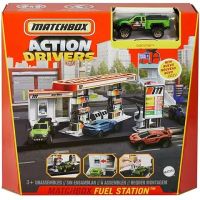 Matchbox: Action Drivers Čerpacia stanica – hracia súprava - Mattel