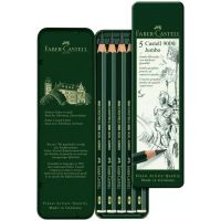 Faber-Castell: 9000 Jumbo grafitová ceruzka v kovovej krabičke, sada 5 kusov - f/a/Faber-Castell-9000-Jumbo-grafitova-ceruzka-v-kovovej-krabicke-sada-5-kusov-1.jpg