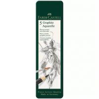 Faber-Castell: Akvarelová grafitová ceruzka sada v kovovej krabičke, 5 ks - f/a/Faber-Castell-Akvarelova-grafitova-ceruzka-sada-v-kovovej-krabicke-5-ks-1.jpg