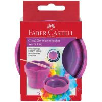 Faber-Castell: Click and Go ružový mramorový pohár na štetce - f/a/Faber-Castell-Click-and-Go-ruzovy-mramorovy-pohar-na-stetce-1.jpg