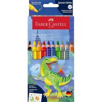 Faber-Castell: Jumbo GRIP sada farebných ceruziek s dinosaurusmi 8+2ks balenie - f/a/Faber-Castell-Jumbo-GRIP-sada-farebnych-ceruziek-s-dinosaurusmi-8-2ks-balenie-1.jpg
