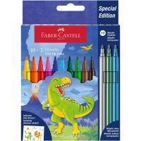 Faber-Castell: Sada fixiek s dinosaurom 10+3 ks - f/a/Faber-Castell-Sada-fixiek-s-dinosaurom-10-3-ks-1.jpg