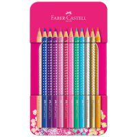 Faber-Castell: Sparkle 12-dielna sada farebných ceruziek v kovovej darčekovej krabičke - f/a/Faber-Castell-Sparkle-12-dielna-sada-farebnych-ceruziek-v-kovovej-darcekovej-krabicke-1.jpg