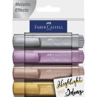 Faber-Castell: 4 dielna sada metalických zvýrazňovačov 1546 - f/a/faber-castell-4-dielna-sada-metalickych-zvyraznovacov-1546.jpg