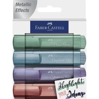 Faber-Castell: 4 dielny set metalických zvýrazňovačov 1546 - f/a/faber-castell-4-dielny-set-metalickych-zvyraznovacov-1546.jpg