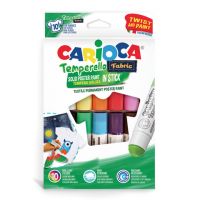 Farebná tempera stick na textil 10 ks set - Carioca - f/a/farebna-tempera-stick-na-textil-10-ks-set-carioca.jpg