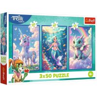 Farebný rozprávkový svet – 3 x 50-dielne puzzle s jednorožcom, morskou pannou a drakom – Trefl - f/a/farebny-rozpravkovy-svet-3-x-50-dielne-puzzle-s-jednorozcom-morskou-pannou-a-drakom-trefl-1.jpg