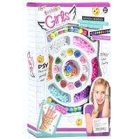 Fashion Girls: Set na výrobu náramku s emoji gombíkmi a príslušenstvom