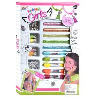 Fashion Girls: Súprava na výrobu náramkov z priadze 100+ farebných perál a doplnky - f/a/fashion-girls-suprava-na-vyrobu-naramkov-z-priadze-100-farebnych-peral-a-doplnky.jpg