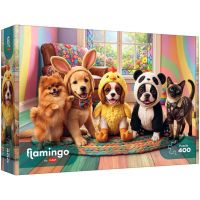 Flamingo by puzzle Oblečiteľné domáce zvieratá 400-dielne puzzle - Trefl - f/l/flamingo-by-puzzle-oblecitelne-domace-zvierata-400-dielne-puzzle-trefl-1.jpg