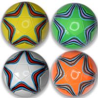 Futbalová lopta z umelej kože s hviezdičkovým vzorom 22 cm - rôzne verzie - f/u/futbalova-lopta-z-umelej-koze-s-hviezdickovym-vzorom-22-cm-rozne-verzie.jpg