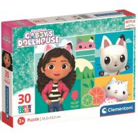 Gábinin kúzelný domček Supercolor puzzle 30 ks - Clementoni - g/a/gabinin-kuzelny-domcek-supercolor-puzzle-30-ks-clementoni.jpg