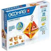 Geomag Green Line Classic Panels magnetická stavebnica 35 dielny set