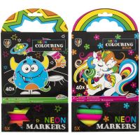 Grafix Neon 40-listová omaľovánka so 5 fixkami - g/r/Grafix-Neon-40-listova-omalovanka-so-5-fixkami-1.jpg