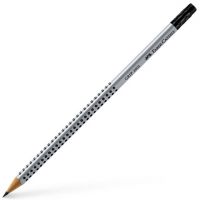 Faber-Castell: Grip grafitová ceruzka + guma HB strieborná - g/r/grip-grafit-ceruza-radirveggel-hb-ezust-faber-castell.jpg
