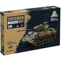 Italeri 1/56 M4A3E8 Sherman Fury tank model - i/t/Italeri-1-56-M4A3E8-Sherman-Fury-tank-model-1.jpg