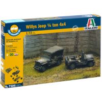Italeri 1/72 Willys Jeep 1/4 ton 4x4 vojenské vozidlá 2-dielna modelová súprava - i/t/Italeri-1-72-Willys-Jeep-1-4-ton-4x4-vojenske-vozidla-2-dielna-modelova-suprava-1.jpg