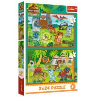 Jurassic World malé dinosaury 2x24ks puzzle - Trefl - j/u/Jurassic-World-male-dinosaury-2x24ks-puzzle--Trefl-1.jpg