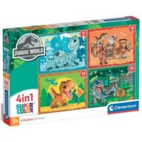 Jurassic World 4 v 1  12-16-20-24ks puzzle - Clementoni - j/u/jurassic-world-4-v-1-12-16-20-24ks-puzzle-clementoni.jpg