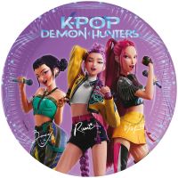 K-Pop Lovci démonov – 8-dielna sada papierových tanierov, priemer 20 cm - k/-/K-Pop-Lovci-demonov---8-dielna-sada-papierovych-tanierov-priemer-20-cm-1.jpg