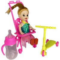 Katie: Sandra bábika s ružovým kočíkom, kolobežkou a dojčenskou fľašou 10 cm - k/a/katie-sandra-babika-s-ruzovym-kocikom-kolobezkou-a-dojcenskou-flasou-10-cm.jpg