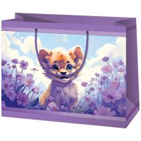 Levica s kvetmi fialová stredne veľká exkluzívna darčeková taška 18x10x23cm - l/e/Levica-s-kvetmi-fialova-stredne-velka-exkluzivna-darcekova-taska-18x10x23cm-1.jpg