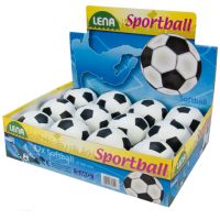 LENA: Mäkká futbalová lopta 11 cm čierno-biela farba - l/e/lena-makka-futbalova-lopta-11-cm-cierno-biela-farba.jpg