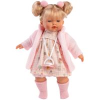 Llorens: bábika Roberta, 33 cm, s cumlíkom v ružovom kardigáne - l/l/Llorens-babika-Roberta-33-cm-s-cumlikom-v-ruzovom-kardigane-1.jpg