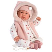 Llorens: Tina 44cm-ová plačúca bábika v ružovej veste - l/l/llorens-tina-44cm-ova-placuca-babika-v-ruzovej-veste.jpg