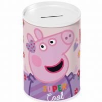 Luna: Peppa prasiatko valcovitá kovová pokladnička 10x15cm - l/u/Luna-Peppa-prasiatko-valcovita-kovova-pokladnicka-10x15cm-1.jpg