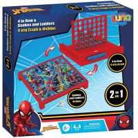 Luna: Spider-Man 2 v 1 Štyri v rade a Hady a rebríky spoločenská hra - l/u/Luna-Spider-Man-2-v-1-Styri-v-rade-a-Hady-a-rebriky-spolocenska-hra-1.jpg