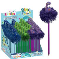 Luna: Dinosaur pom-pom guľôčkové pero v štyroch farbách 1ks - l/u/luna-dinosaur-pom-pom-gulockove-pero-v-styroch-farbach-1ks.jpg